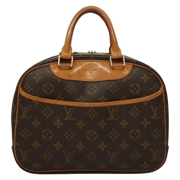 LOUIS VUITTON Monogram Trouville Hand Bag M42228 LV Auth 132216 - Picture 2 of 16